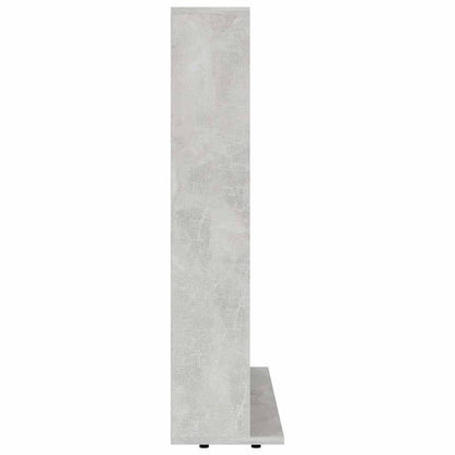 801791 vidaXL CD Cabinet Concrete Grey 100x23x89,5 cm Engineered Wood