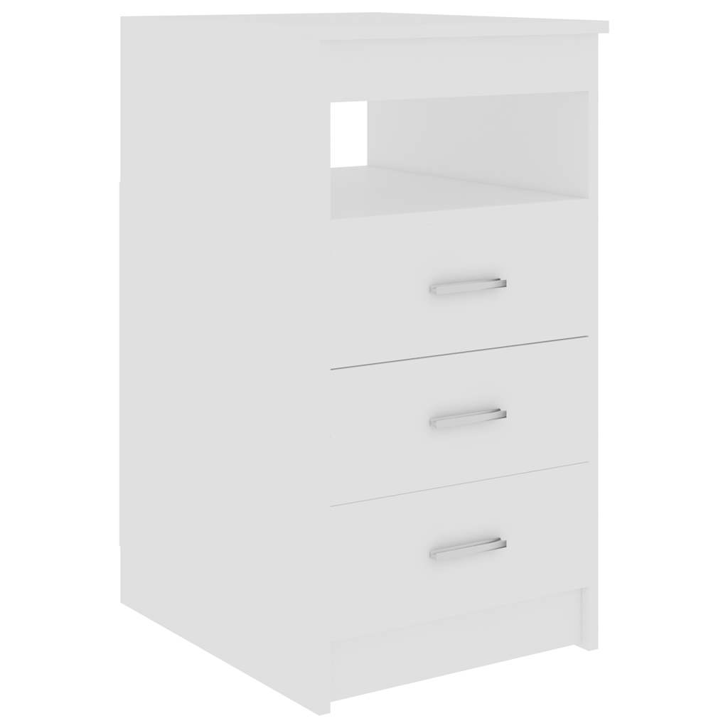Drawer Cabinet | White | Engineered wood | Compact | Drawer Cabinet