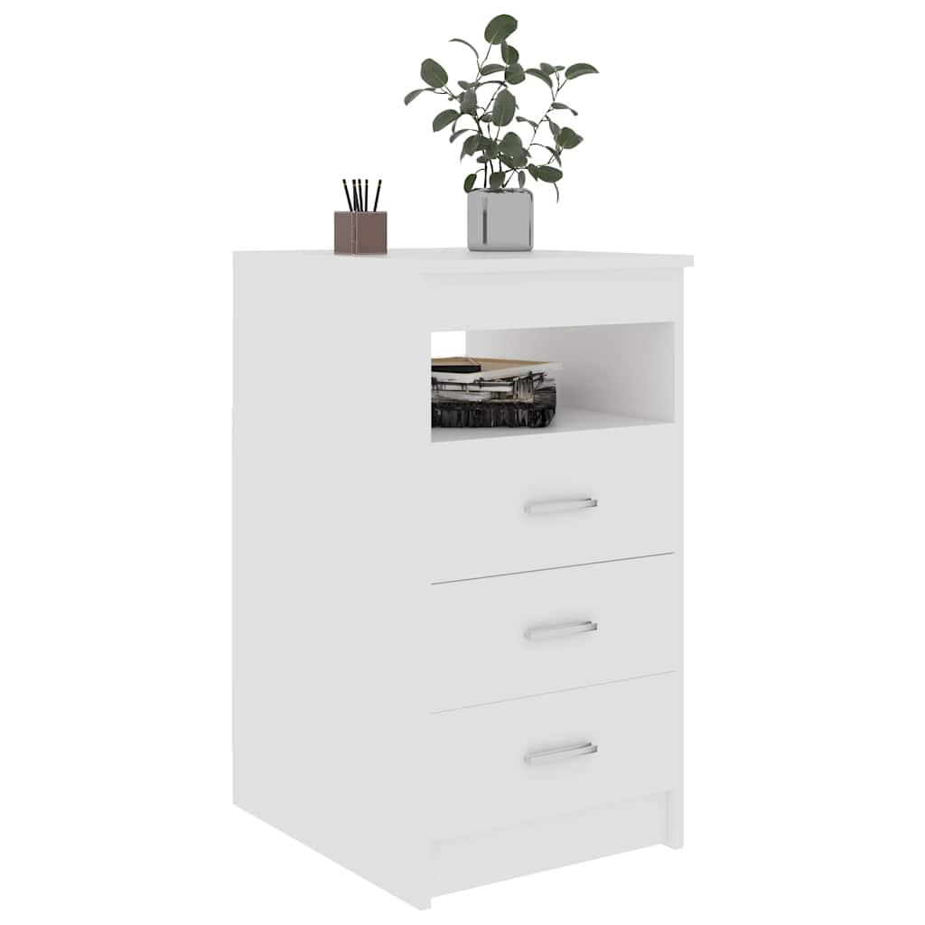 Drawer Cabinet | White | Engineered wood | Compact | Drawer Cabinet