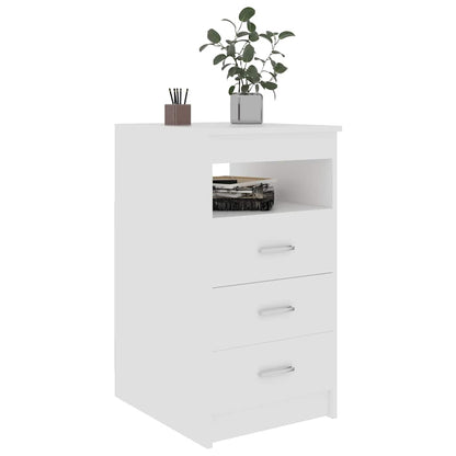 Drawer Cabinet | White | Engineered wood | Compact | Drawer Cabinet