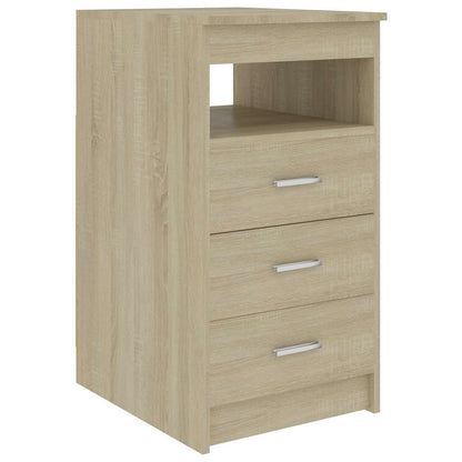 Drawer Cabinet Sonoma Oak 15.7"x19.7"x29.9" Engineered Wood