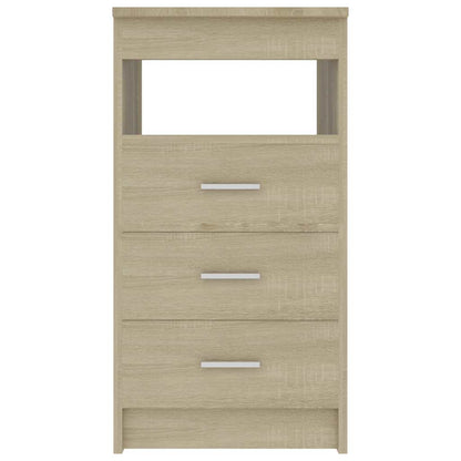 Drawer Cabinet Sonoma Oak 15.7"x19.7"x29.9" Engineered Wood