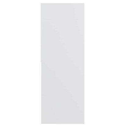 Book Cabinet White 67x24x161 cm Engineered Wood