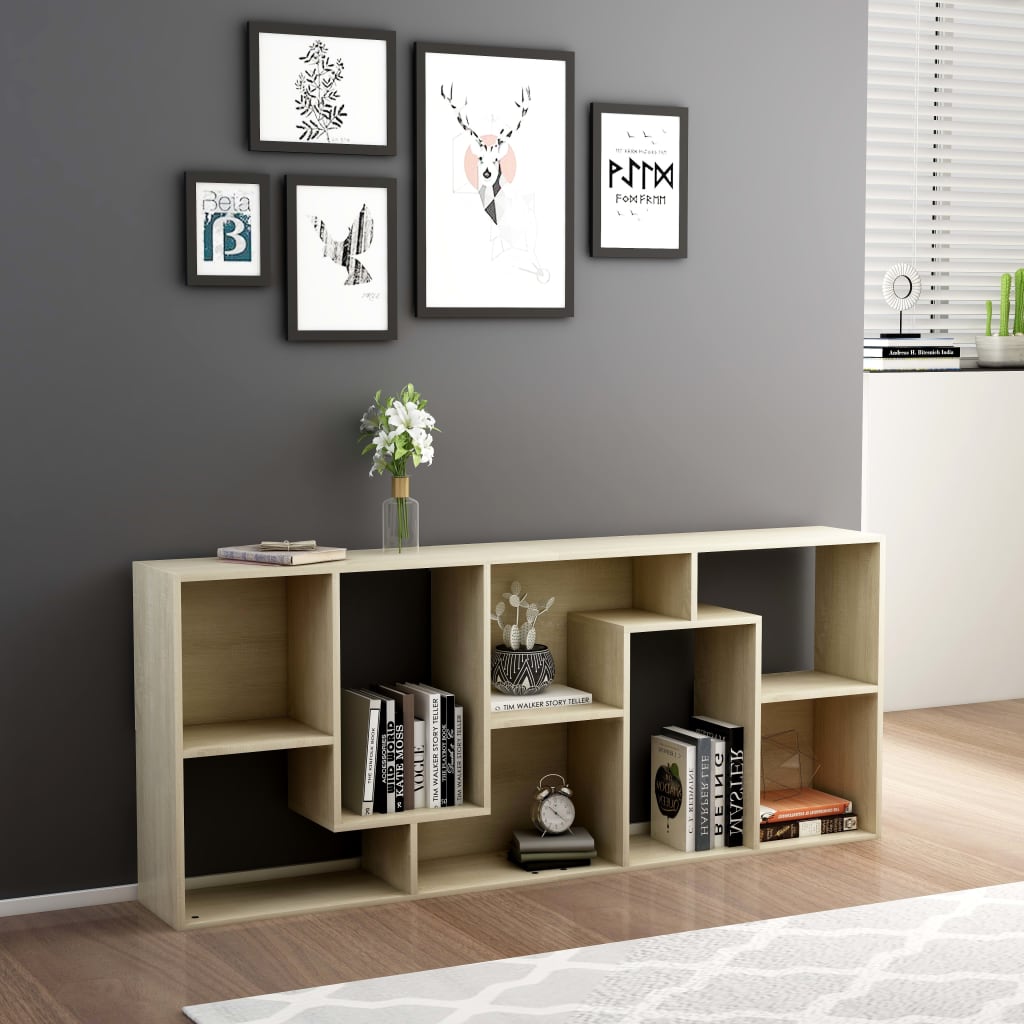 Book Cabinet Sonoma oak Engineered wood Medium Book Cabinet