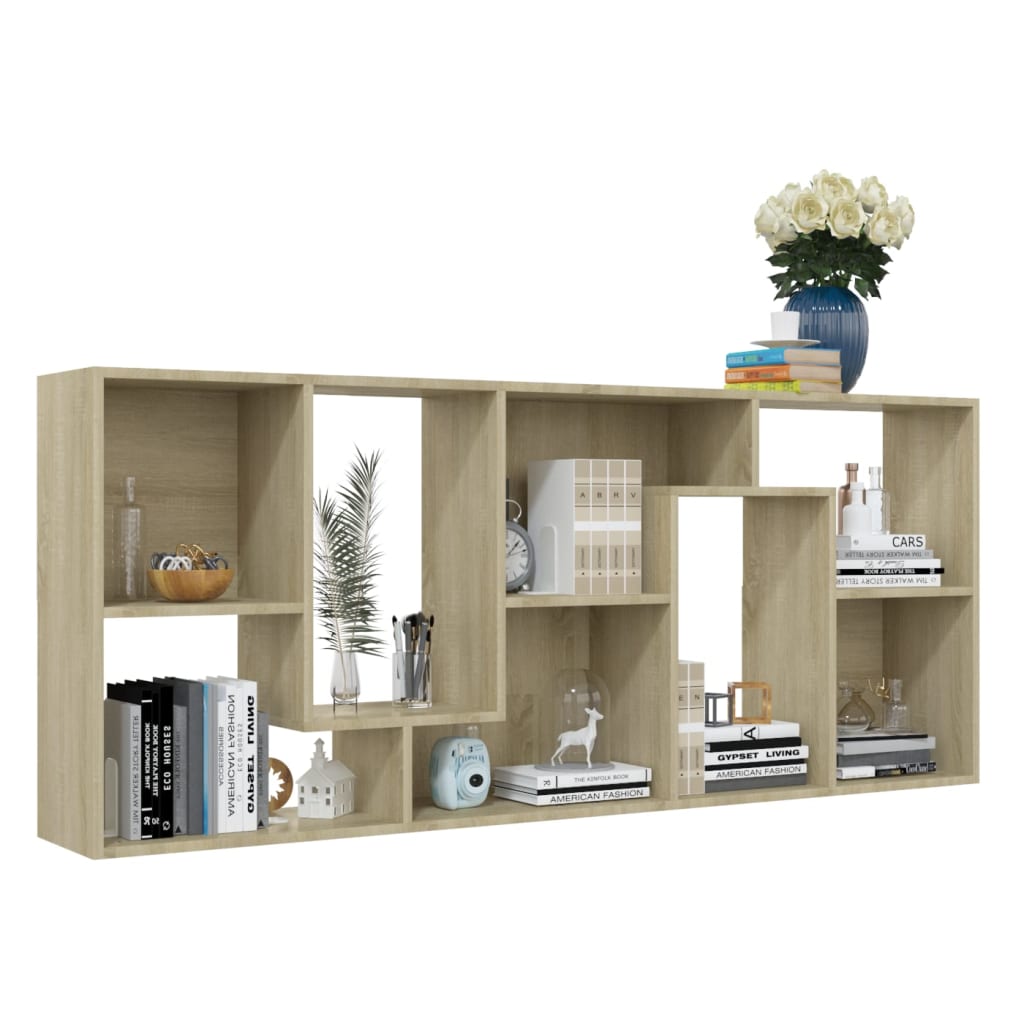 Book Cabinet Sonoma oak Engineered wood Medium Book Cabinet