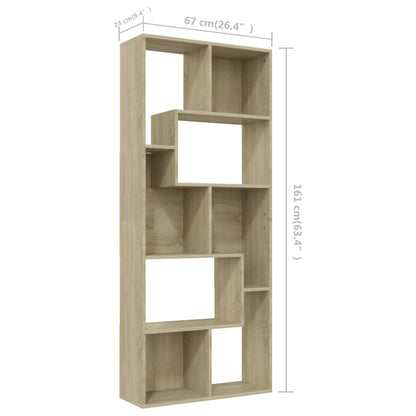 Book Cabinet Sonoma oak Engineered wood Medium Book Cabinet