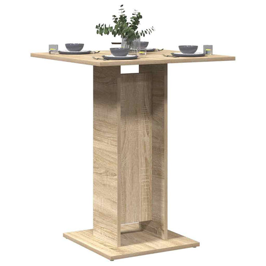 Bistro Table | Sonoma Oak | Engineered Wood | Small |  Durable