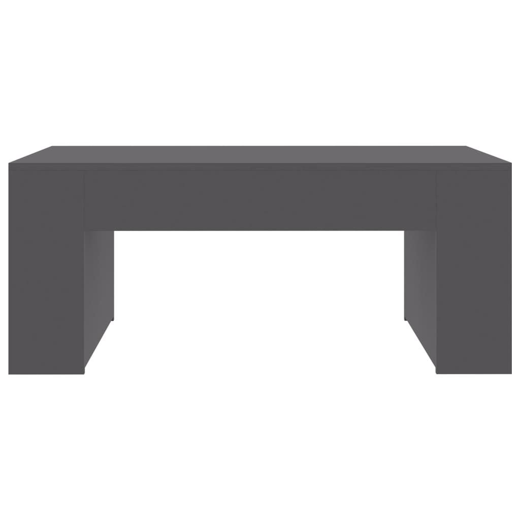 Coffee Table Gray 39.4"x23.6"x16.5" Engineered Wood