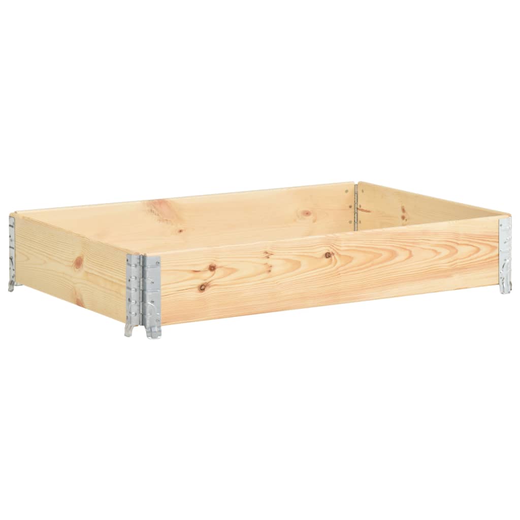 Pallet Collar 80x120 cm Solid Pine Wood