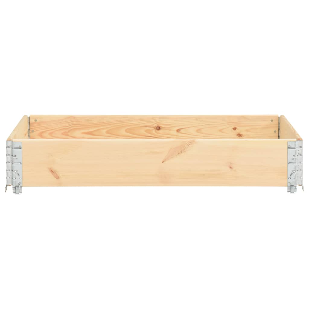 Pallet Collar 80x120 cm Solid Pine Wood