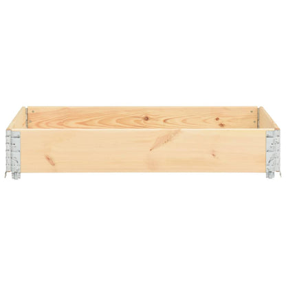 Pallet Collar 80x120 cm Solid Pine Wood