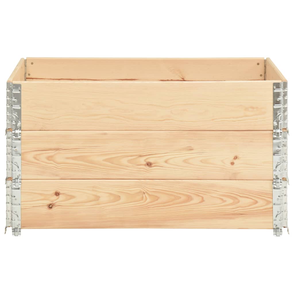 Pallet Collars 3 pcs 50x100 cm Solid Pine Wood