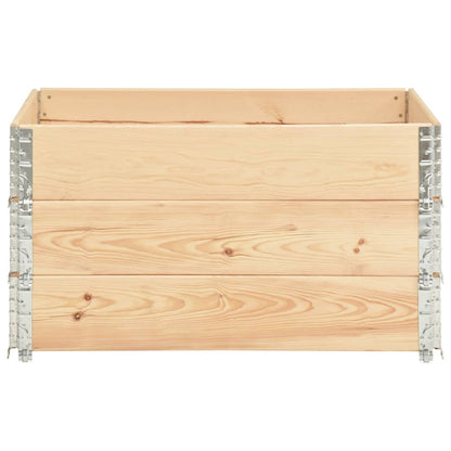 Pallet Collars 3 pcs 50x100 cm Solid Pine Wood