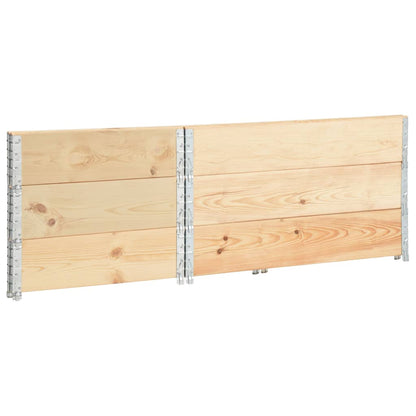 Pallet Collars 3 pcs 50x100 cm Solid Pine Wood