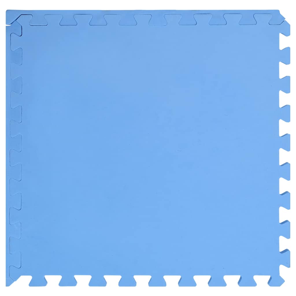 92464 vidaXL Floor Mats 6 pcs 2,16 ㎡ EVA Foam Blue