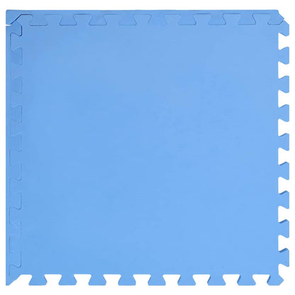 92464 vidaXL Floor Mats 6 pcs 2,16 ㎡ EVA Foam Blue