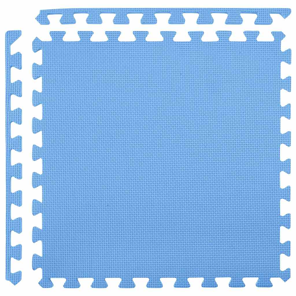 92464 vidaXL Floor Mats 6 pcs 2,16 ㎡ EVA Foam Blue