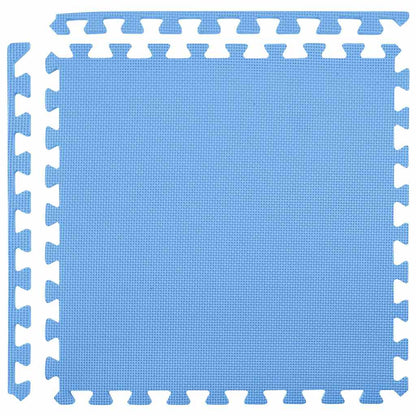 92464 vidaXL Floor Mats 6 pcs 2,16 ㎡ EVA Foam Blue