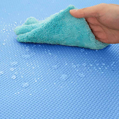 92464 vidaXL Floor Mats 6 pcs 2,16 ㎡ EVA Foam Blue