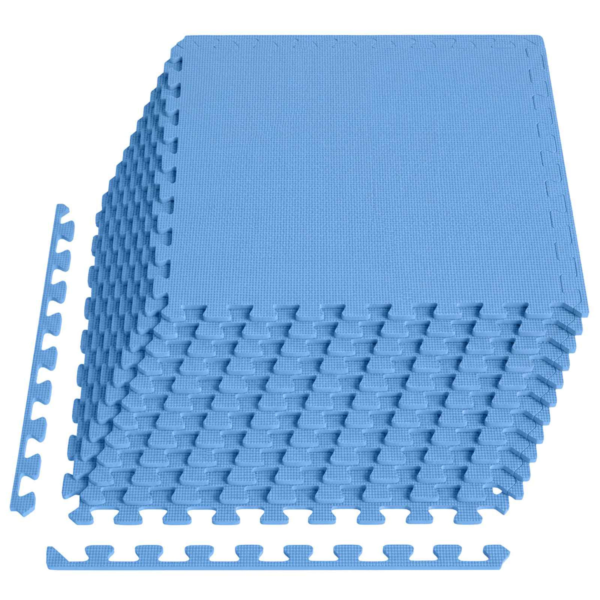 Floor Mats 12 pcs 4.32 ㎡ EVA Foam Blue