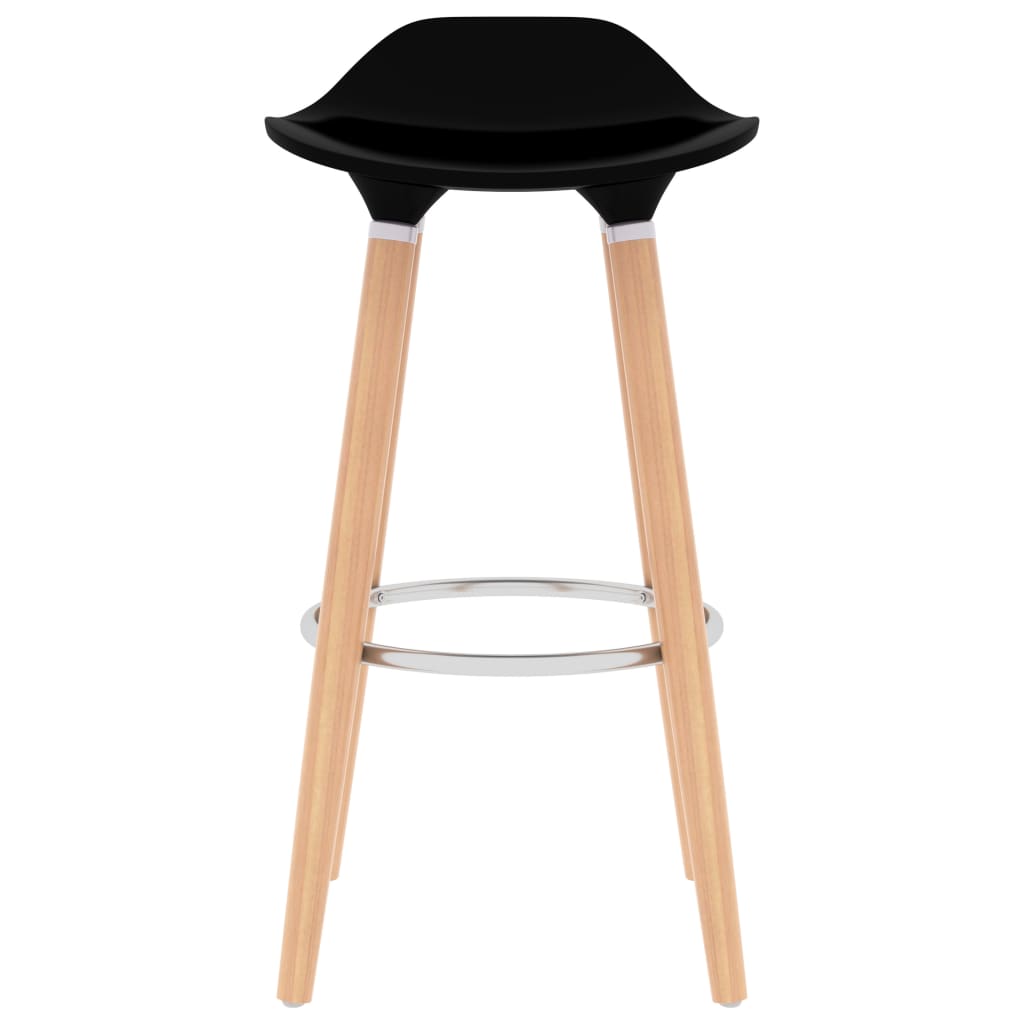 Bar Chairs 2 pcs Black