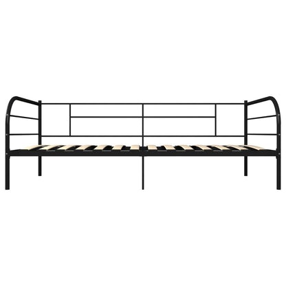 Day Bed Frame | Black | Metal, plywood, plastic | Single