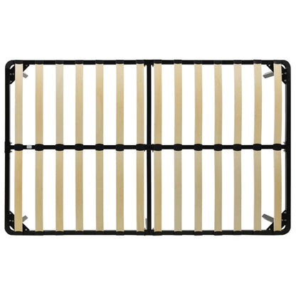 Bed Frame without Mattress Black Metal 200x200 cm