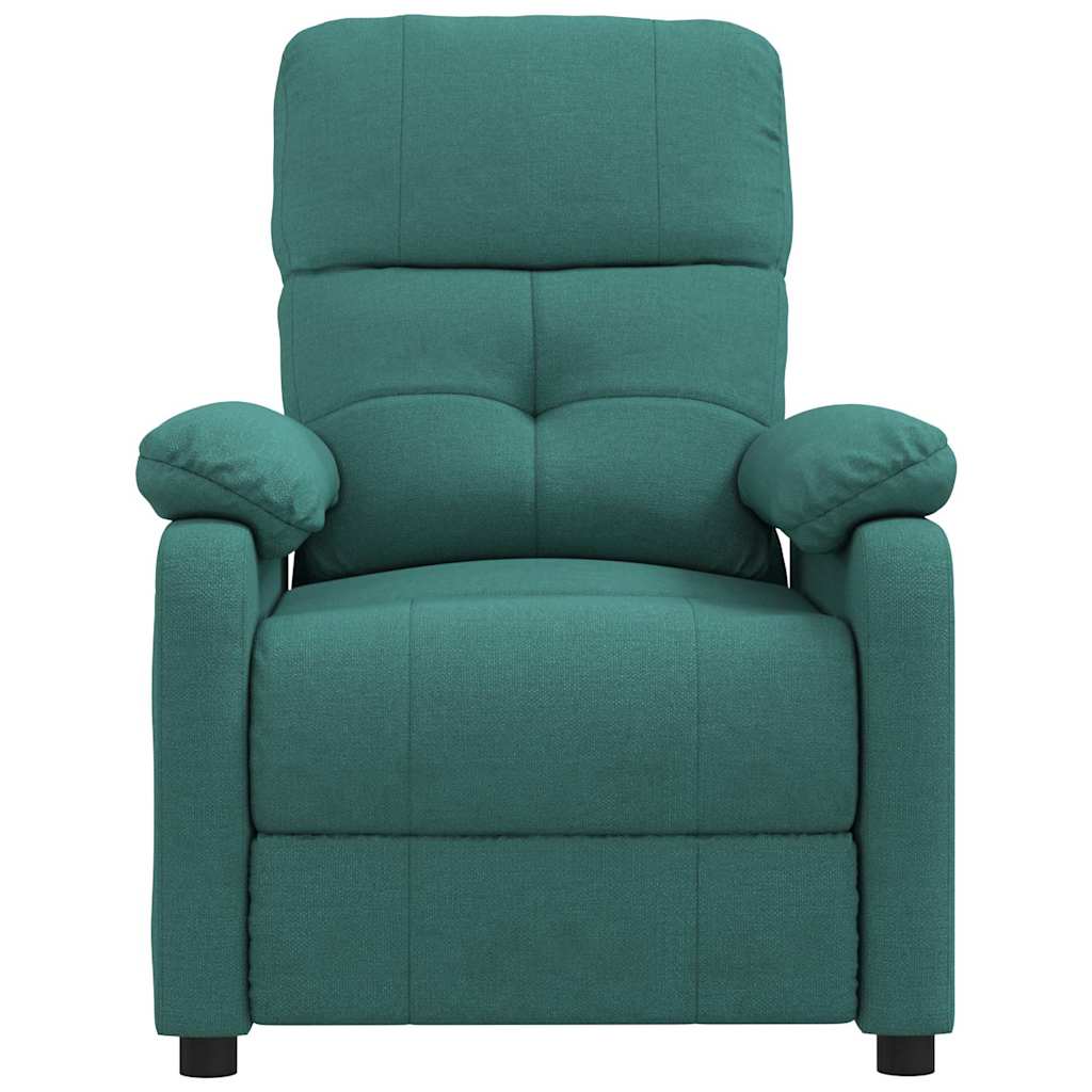 Massage Chair Dark Green Fabric