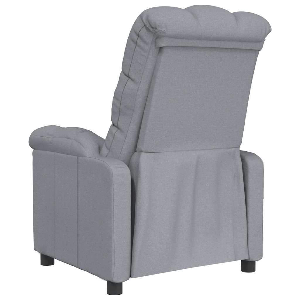 Recliner Light Gray Fabric