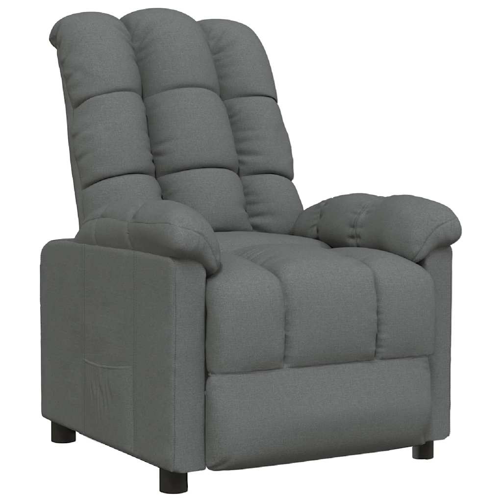 Recliner Dark Gray Fabric