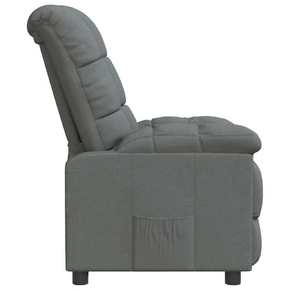 Recliner Dark Gray Fabric