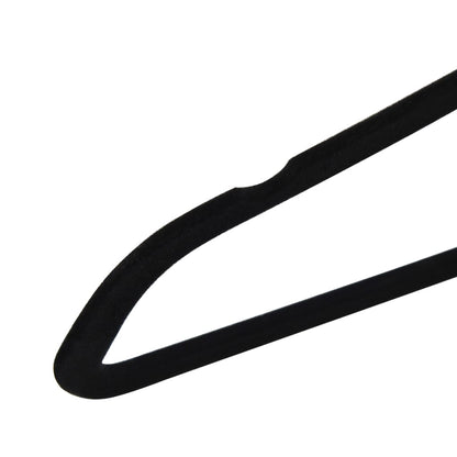 Hanger Set of 50 Black ABC plastic, zinc alloy, velvet Standard