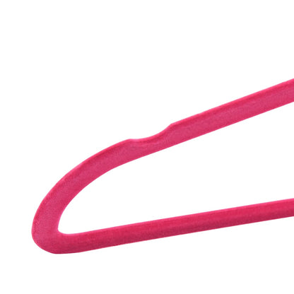 Hanger | Set of 20 | Pink | ABC plastic, zinc alloy, velvet | Standard