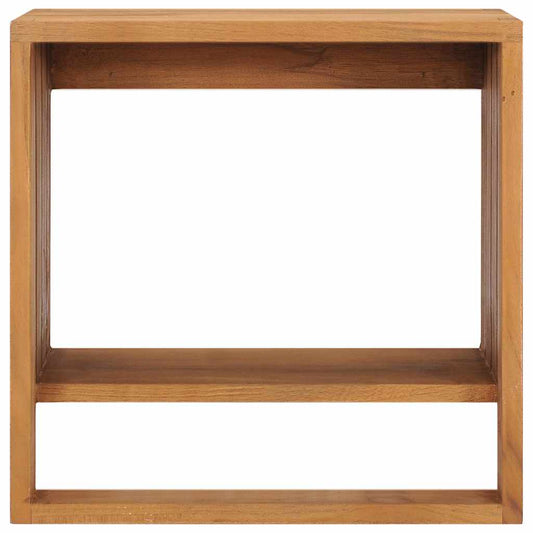 Wooden Towel Rack | Natural Teak | Solid Teak Wood | 35x20x35 cm