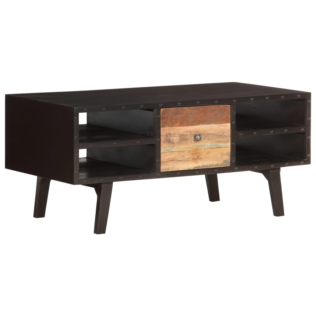Coffee Table 100x50x45 cm Solid Reclaimed Wood
