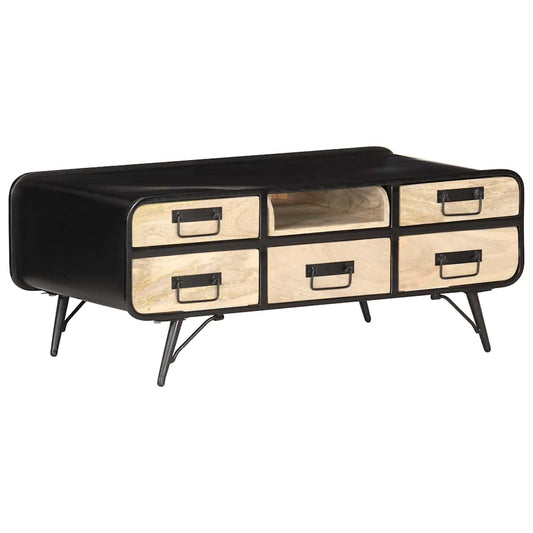 287871 vidaXL Coffee Table 100x50x40 cm Solid Mango Wood