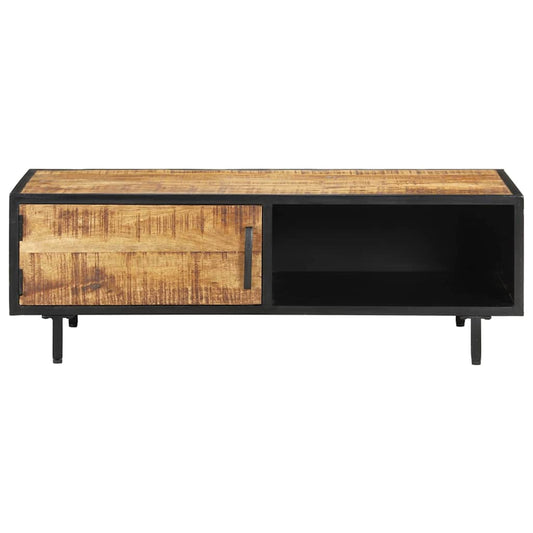 Coffee Table | Brown | Rough Mango Wood, Powder-Coated Steel