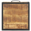 Bedside Cabinet 40x40x35 cm Rough Mango Wood