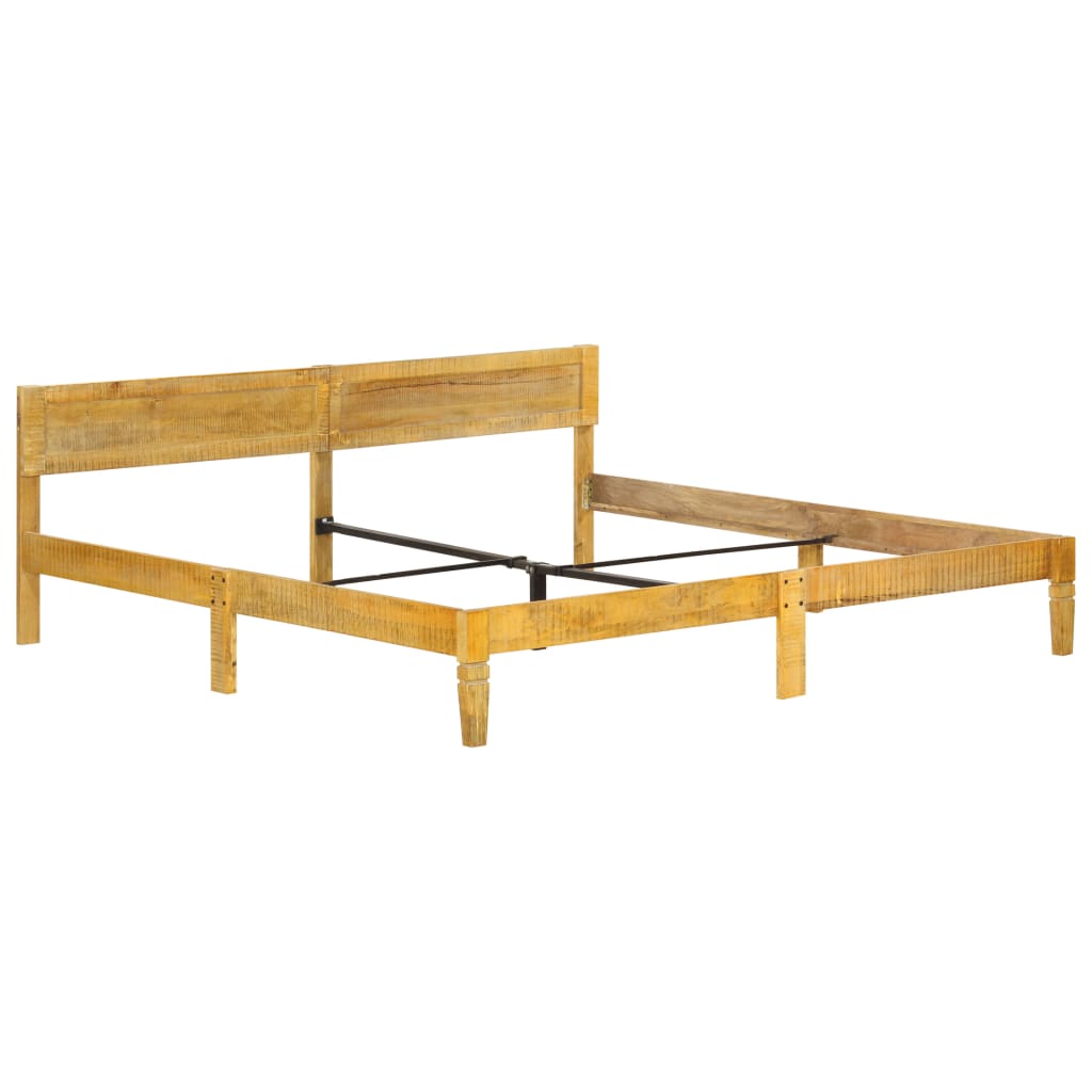 Bed Frame | Natural Mango Wood | Solid Mango Wood | 200 cm | Durable