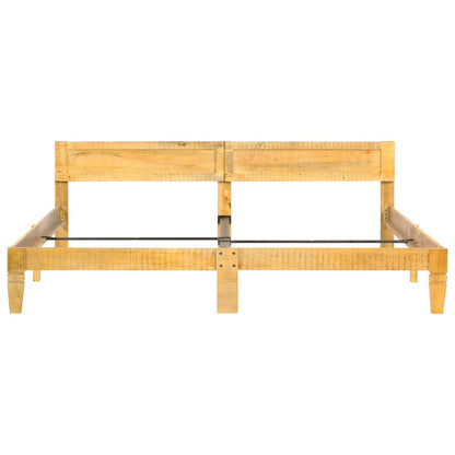 Bed Frame | Natural Mango Wood | Solid Mango Wood | 200 cm | Durable