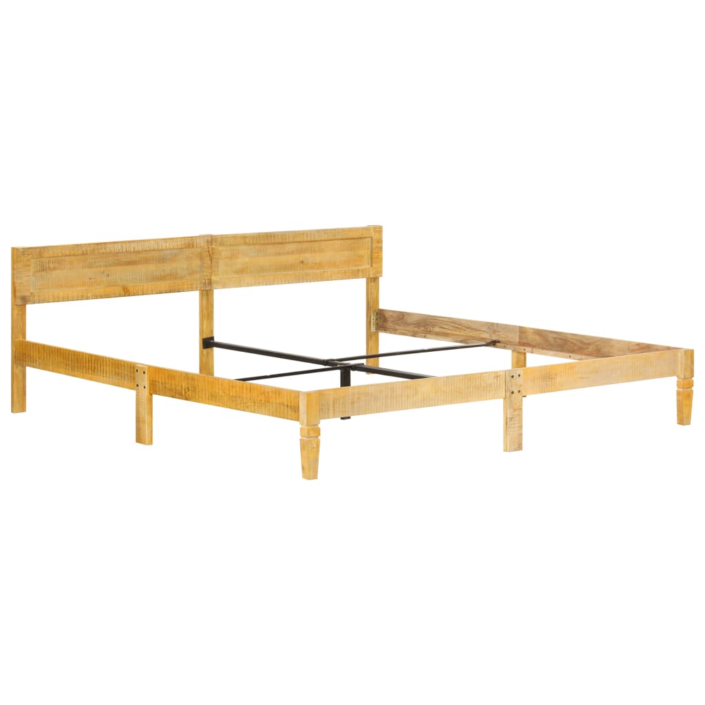 Bed Frame | Natural Mango Wood | Solid Mango Wood | 200 cm | Durable
