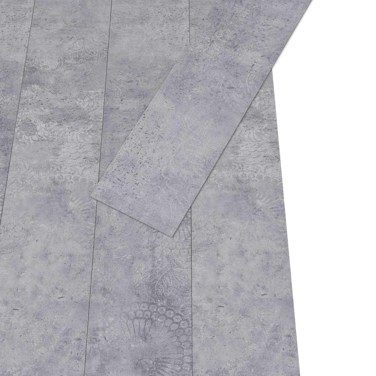 Flooring Planks 36 pcs Cement Grey 5.02 m² PVC