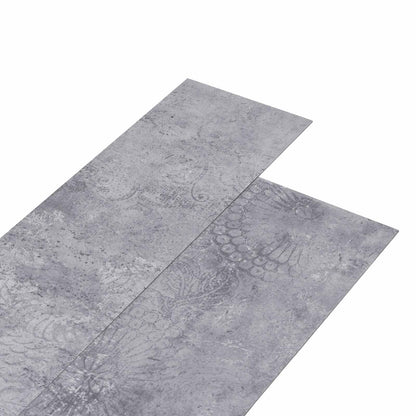 Self-adhesive Flooring Plank 32 pcs Cement Grey 4.46 m² PVC