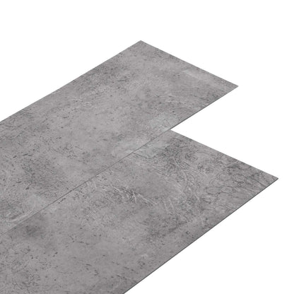 Self-adhesive Flooring Plank 32 pcs Cement Brown 4.46 m² PVC