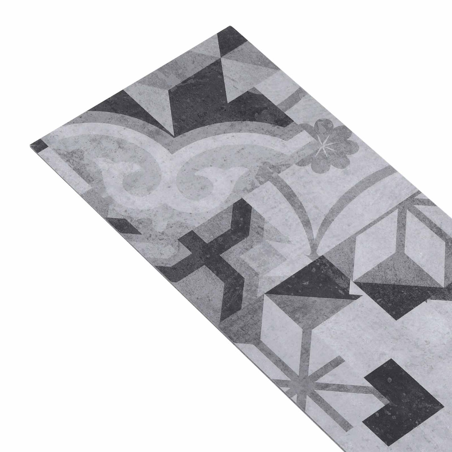 Self-adhesive Flooring Plank 32 pcs Grey Pattern 4.46 m² PVC