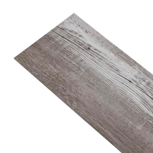 Flooring Planks Matte wood brown 5.02 m² 36 pcs PVC