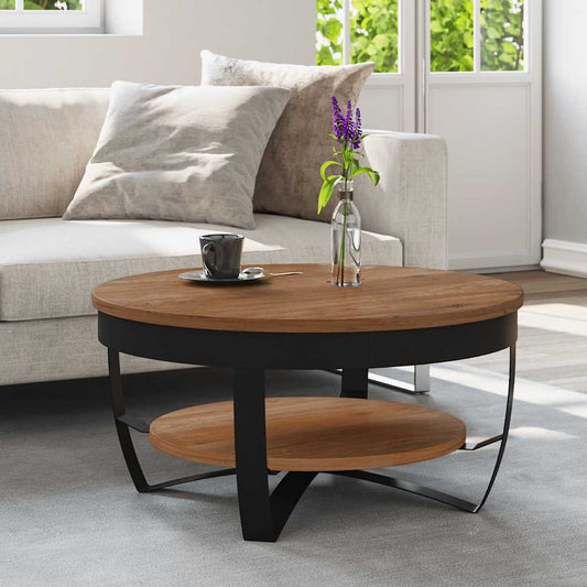 Coffee Table | Honey brown and black