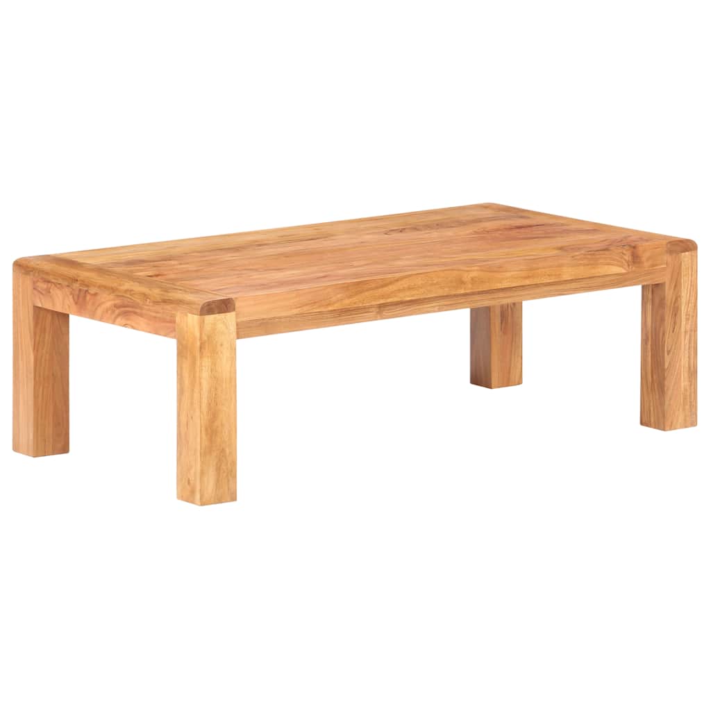 Coffee Table 110x60x35 cm Solid Acacia Wood in Honey Finish