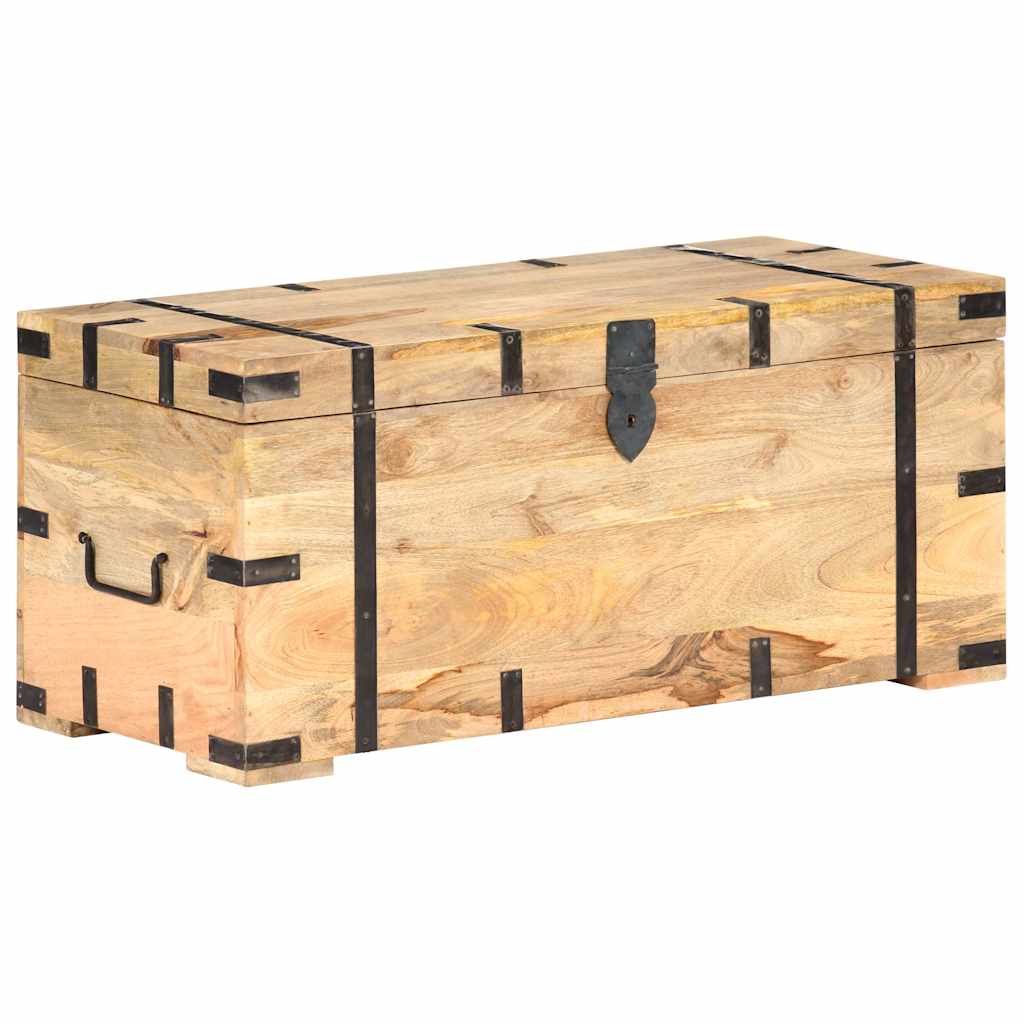 Chest 90x40x40 cm Solid Mango Wood