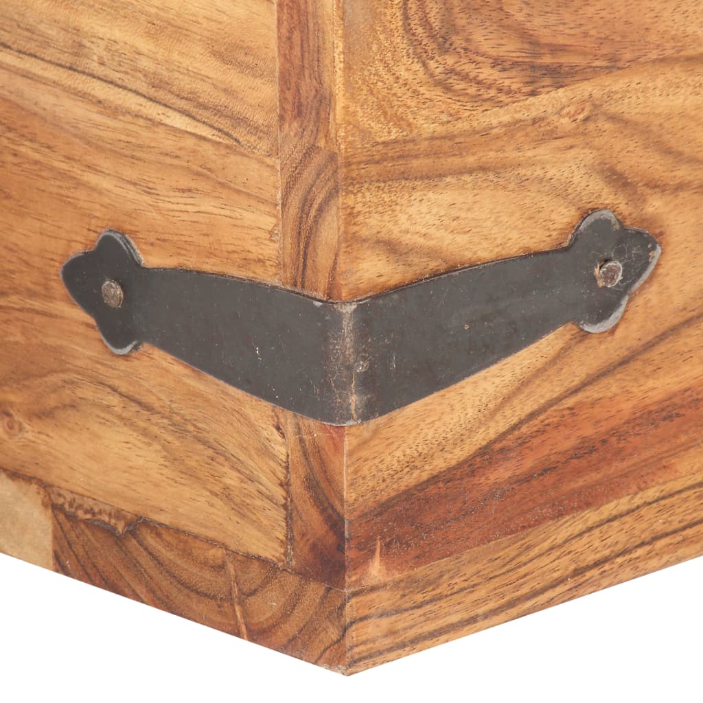 Chest | Natural wood | Solid Acacia wood | Small | Chest | Square